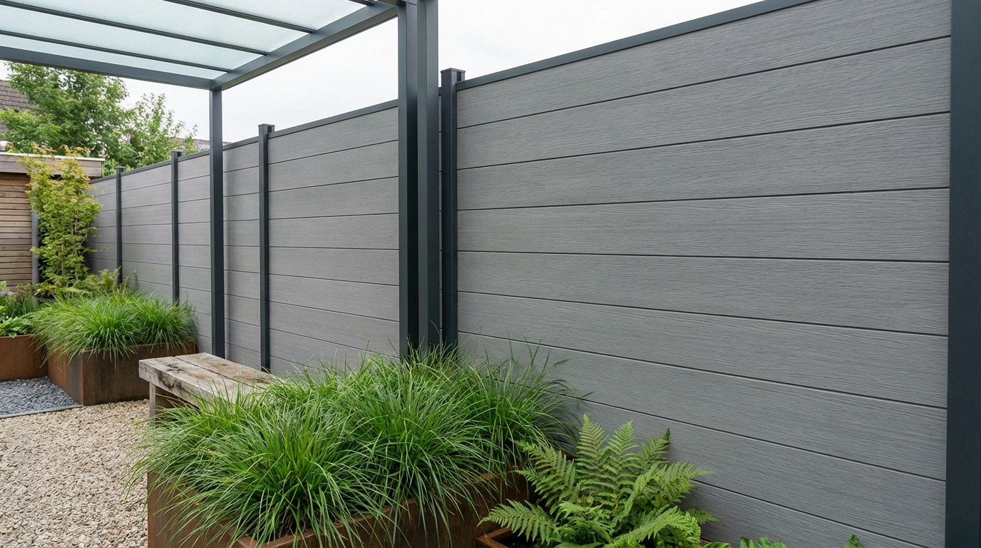 Modern composite fencing
